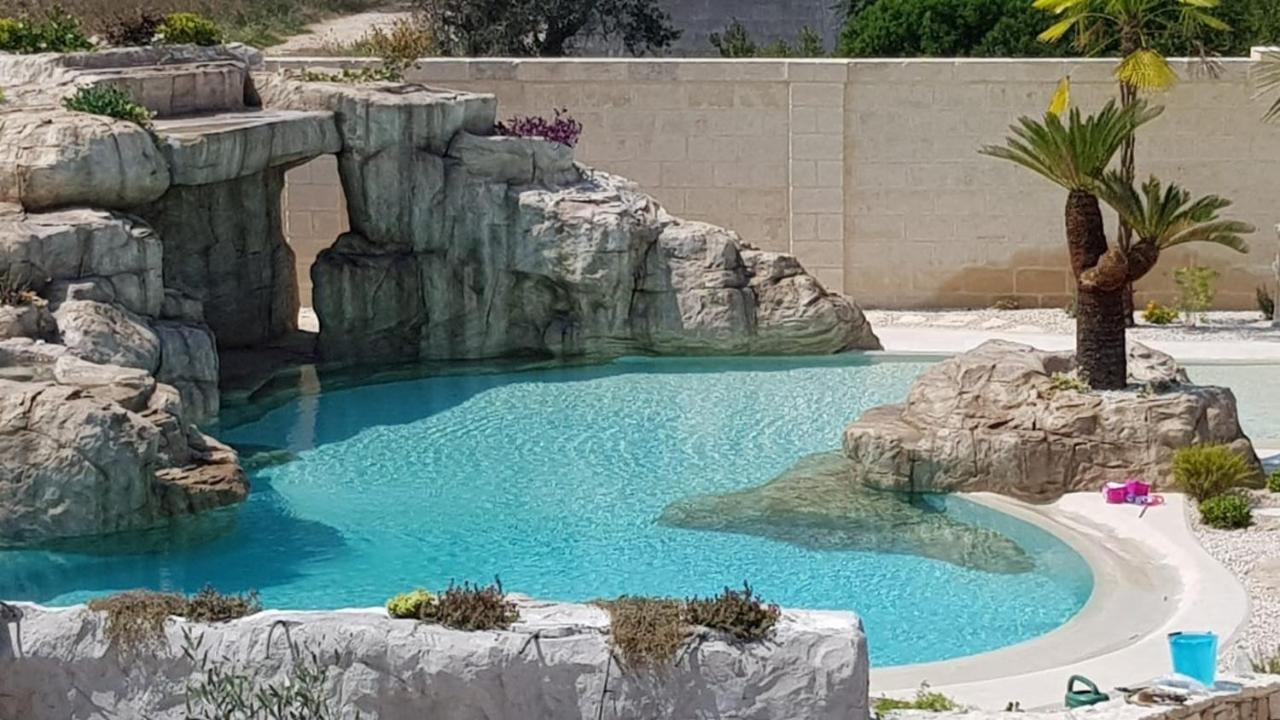 לצ'ה Villa Zecca Con Piscina מראה חיצוני תמונה